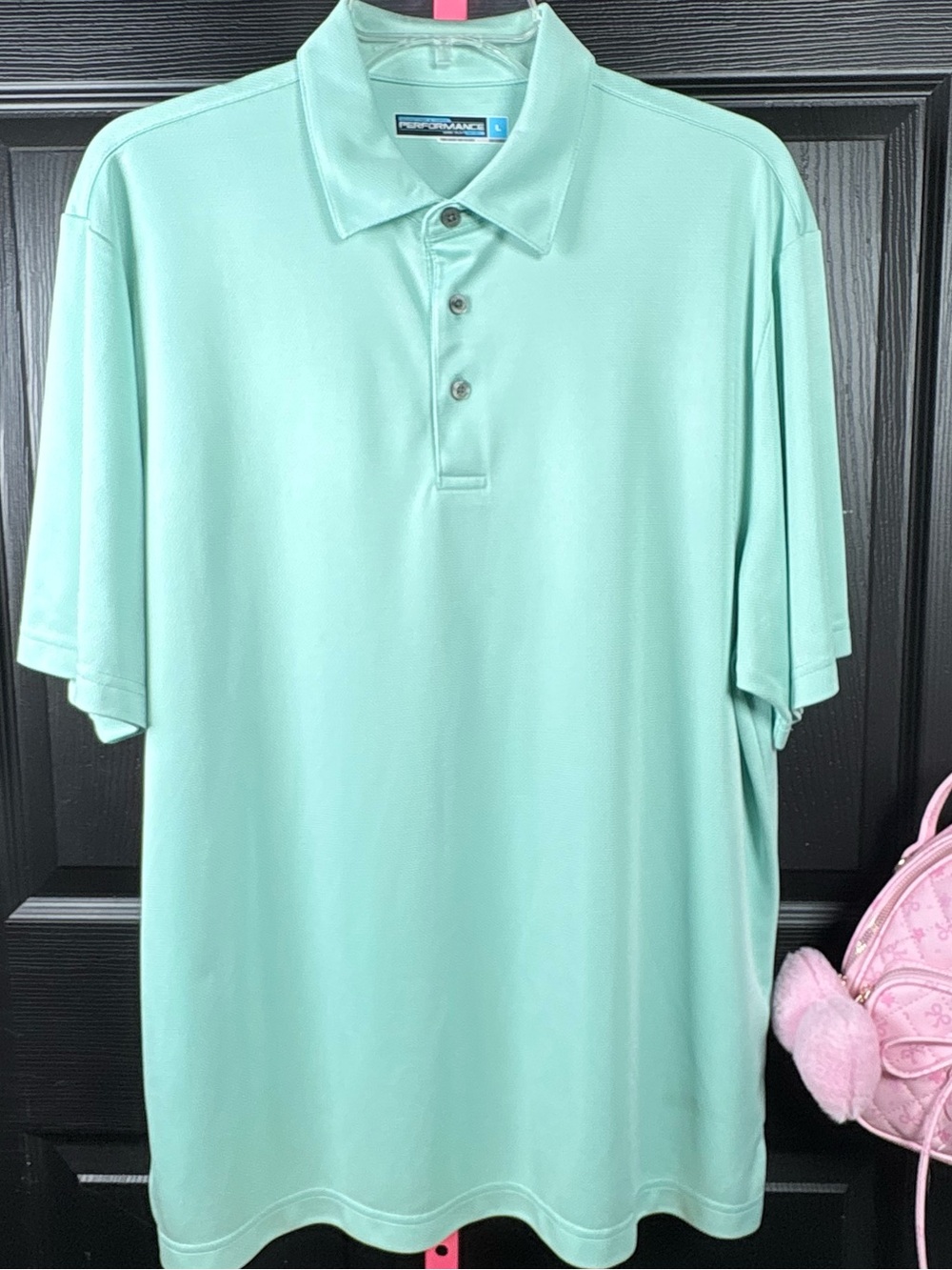 Roundtree & Yorke Men's Performance Polo - Mint